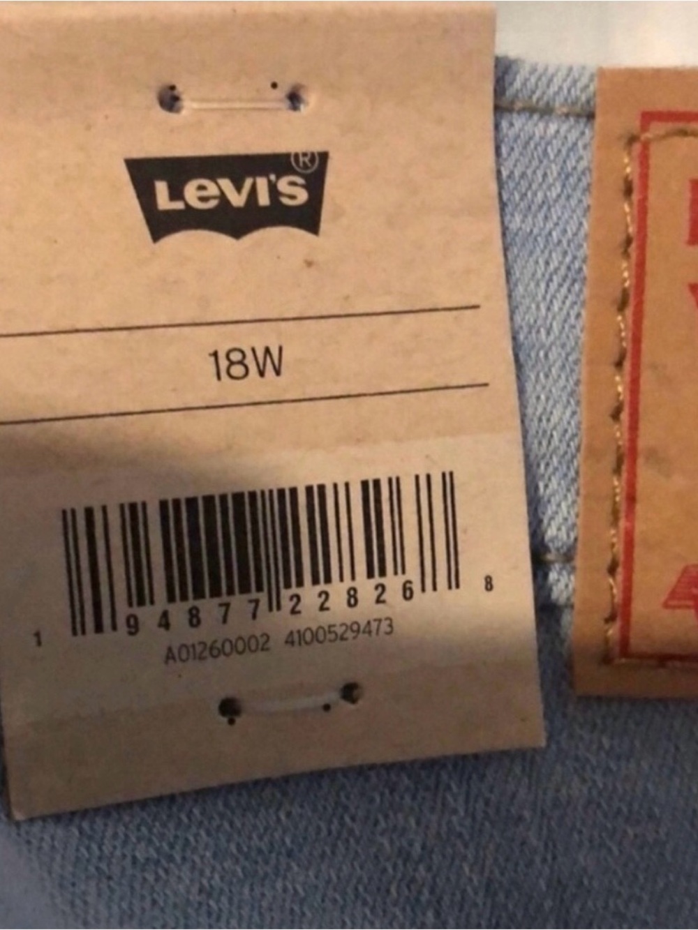 New Levi’s Jeans Women’s 311 Shaping Skinny Capris Casual Denim Blue Jean Sz 18W - Picture 11 of 13